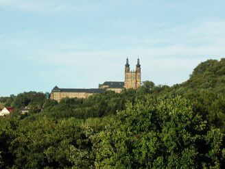 Blick nach Kloster Banz